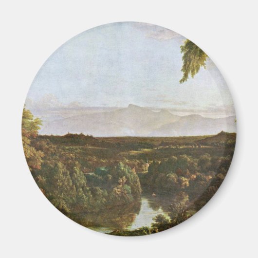 In de Catskills by Cole Thomas (Beste kwaliteit) Magneet (Voorkant)