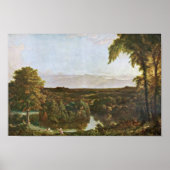 In de Catskills by Cole Thomas (Beste kwaliteit) Poster (Voorkant)