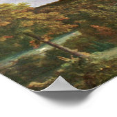 In de Catskills by Cole Thomas (Beste kwaliteit) Poster (Hoek)