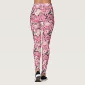 In de Cherry Blossoms Roze Chinoiserie Leggings (Achterkant)