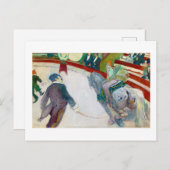 In de Circus, Lautrec Briefkaart (Voorkant / Achterkant)