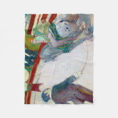 In de Circus, Lautrec Fleece Deken (Voorkant)