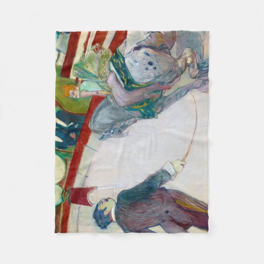 In de Circus, Lautrec Fleece Deken (Voorkant)