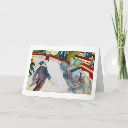 In de Circus, Lautrec Kaart (Voorkant)