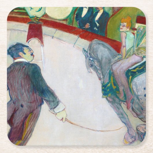 In de Circus, Lautrec Kartonnen Onderzetters (Voorkant)
