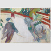In de Circus, Lautrec Tissuepapier (Voorkant)