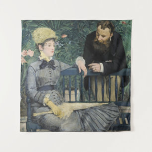 In de Conservatorium Edouard Manet Wandkleed