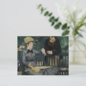 In de Conservatory - Édouard Manet (1879) Briefkaart (Staand voorkant)