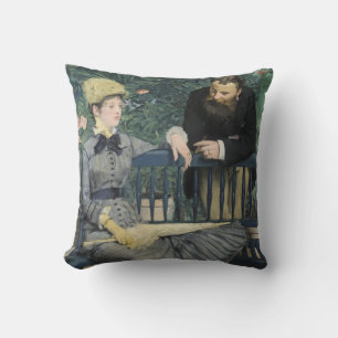 In de Conservatory Edouard Manet Kussen