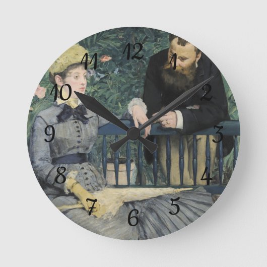 In de Conservatory Edouard Manet Ronde Klok (Voorkant)