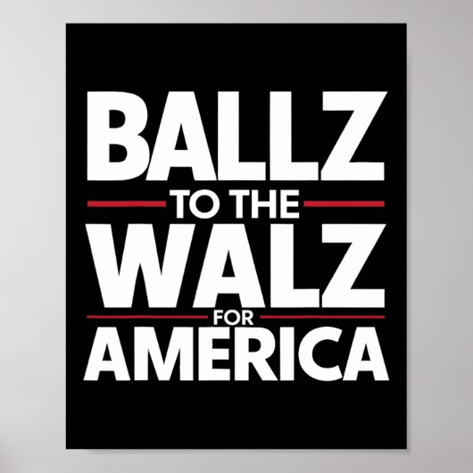 In de context Ballz WAlzheimer Mn Kamala Harris 2 Poster (Voorkant)