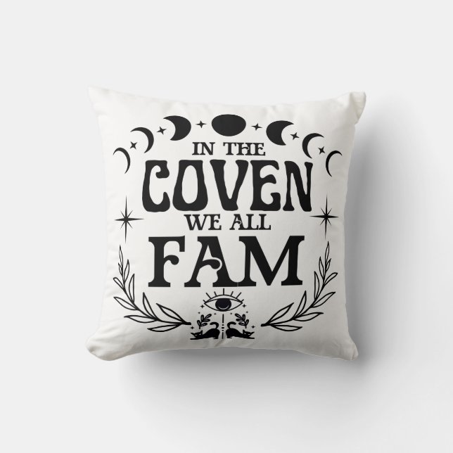 In de Coven We All Fam Gift Kussen (Voorkant)