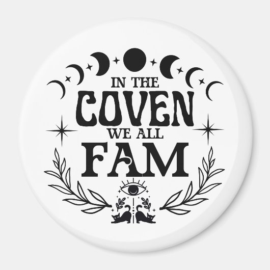 In de Coven We All Fam Gift Magneet (Voorkant)