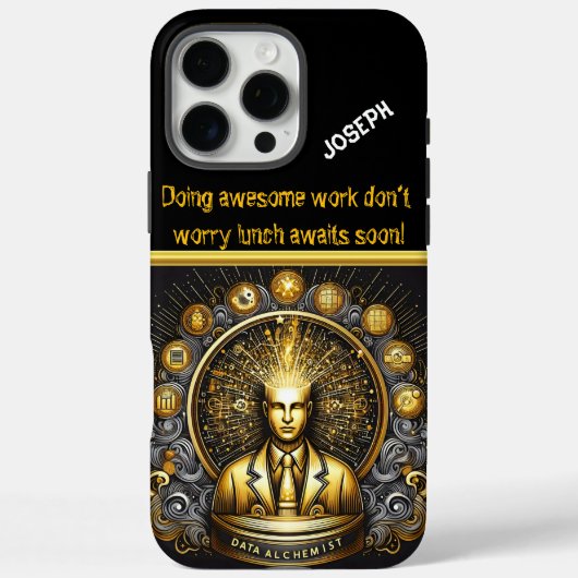 In de creatieve geest van data scientists Case-Mate iPhone case (Achterkant)