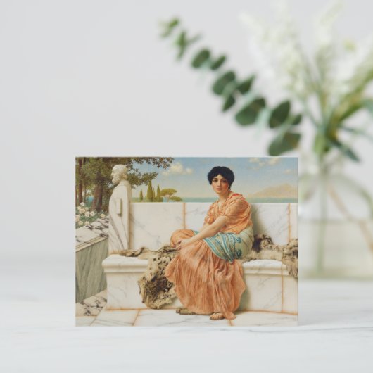In de Dagen van Sappho door John William Godward 1 Briefkaart (Staand voorkant)