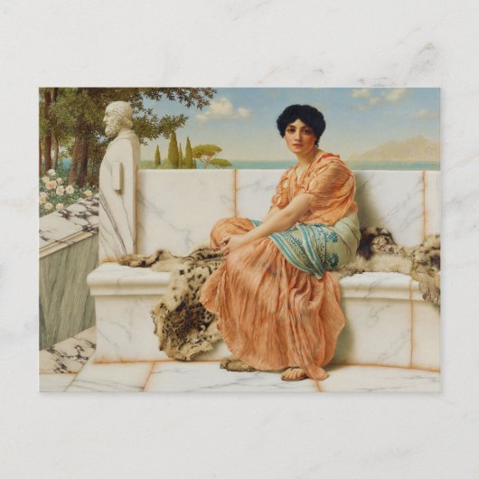 In de Dagen van Sappho door John William Godward 1 Briefkaart (Voorkant)