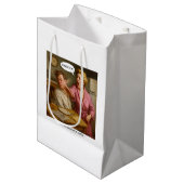In de dagen voor de koffie. medium cadeauzakje (Voorkant Gekanteld)