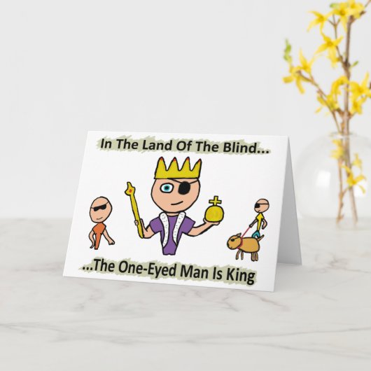 in de deelstaat Blinden Kaart (Gele Bloem)