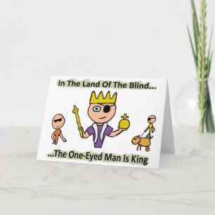 in de deelstaat Blinden Kaart