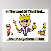 in de deelstaat Blinden Poster (Voorkant)