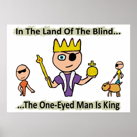 in de deelstaat Blinden Poster (Voorkant)