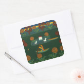 In de deelstaat Constable 2007 Vierkante Sticker (Envelop)