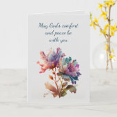 In de Deepest Sympathie Hulp in de Moeilijke Bloem Kaart (Gele Bloem)