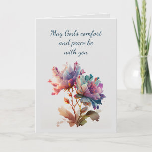 In de Deepest Sympathie Hulp in de Moeilijke Bloem Kaart