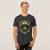 IN DE DENNENBOS Tri-Blend SHIRT (Voorkant volledig)
