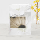 In de diepste sympathie-dagen kaart (Gele Bloem)