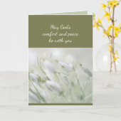 In de diepste sympathie Help bij moeilijke sneeuwv Kaart (Gele Bloem)