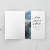 In de diepste sympathie Morning Sky Clouds Lake Wa Kaart (Binnen)