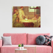 In de diepte van de winter canvas afdruk (Insitu (Woonkamer))