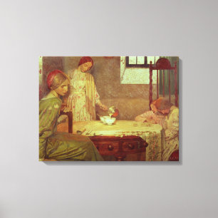 In de diepte van de winter canvas afdruk