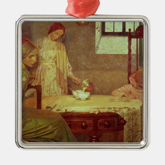 In de diepte van de winter metalen ornament (Voorkant)