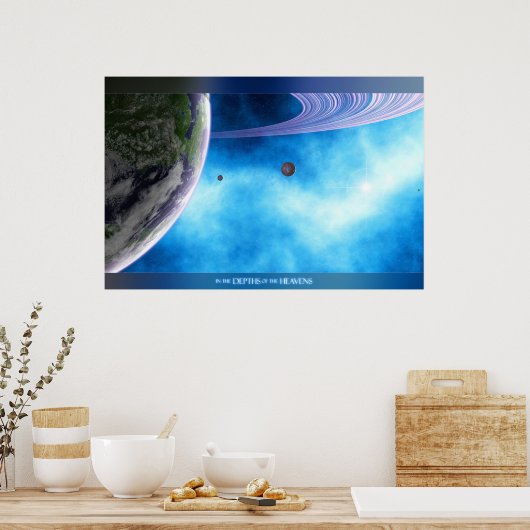In de diepten van de hemel poster (Keuken)