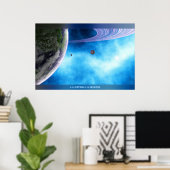 In de diepten van de hemel poster (Thuiskantoor)