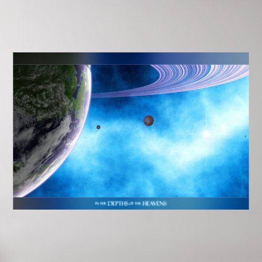 In de diepten van de hemel poster (Voorkant)