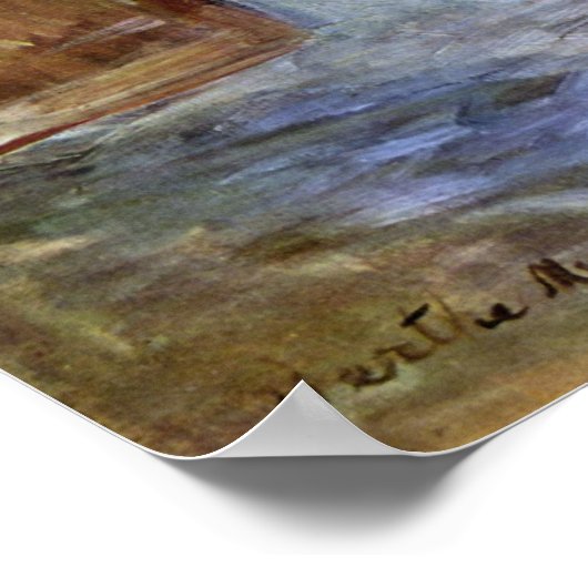 In de Dining Room door Berthe Morisot Poster (Hoek)