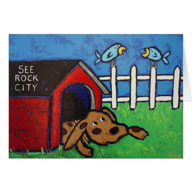 in de doghouse kaart (Voorkant Horizontaal)