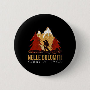 In De Dolomieten Thuis Excursies Ski Berg Ronde Button 5,7 Cm