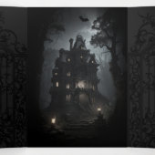 In de donkere Halloween Party Uitnodiging (Binnenkant midden)