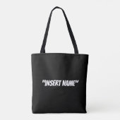In de Dood zijn we net zo Tote Bag (Achterkant)