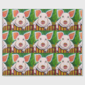 In de doseerpen cadeaupapier (Vlak)