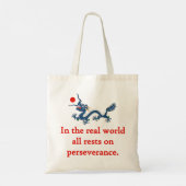 In de echte wereld - het tarief van de volharding tote bag (Achterkant)