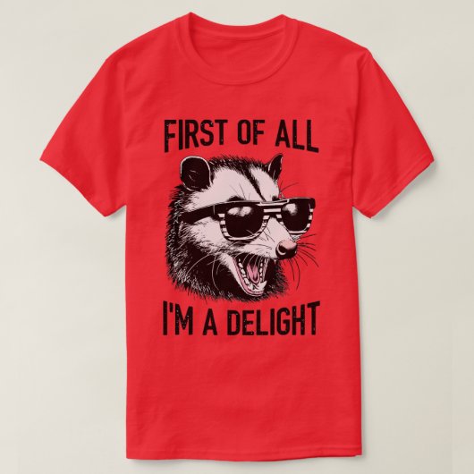 In de eerste plaats een genot t-shirt (Design voorkant)