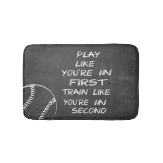 In de eerste plaats honkbal motivatie badmat