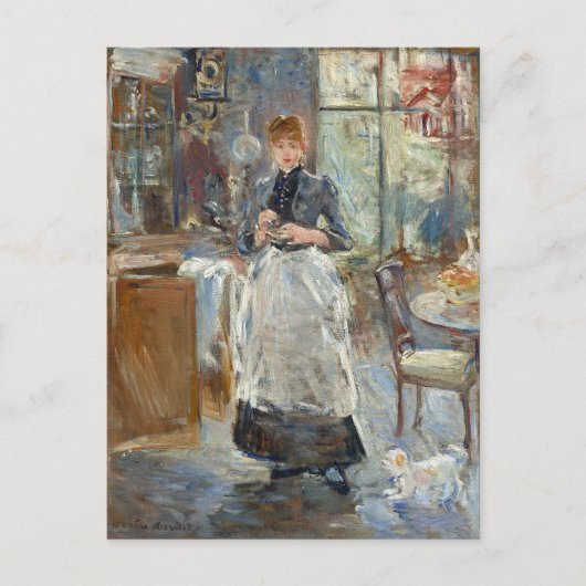 In de eetkamer | Berthe Morisot Briefkaart (Voorkant)