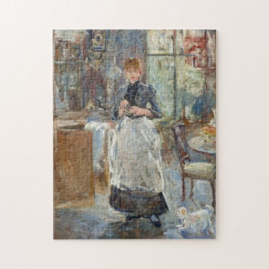 In de eetkamer | Berthe Morisot Legpuzzel (Verticaal)