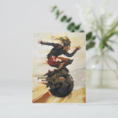 "In de Fast Lane" Briefkaart (Staand voorkant)